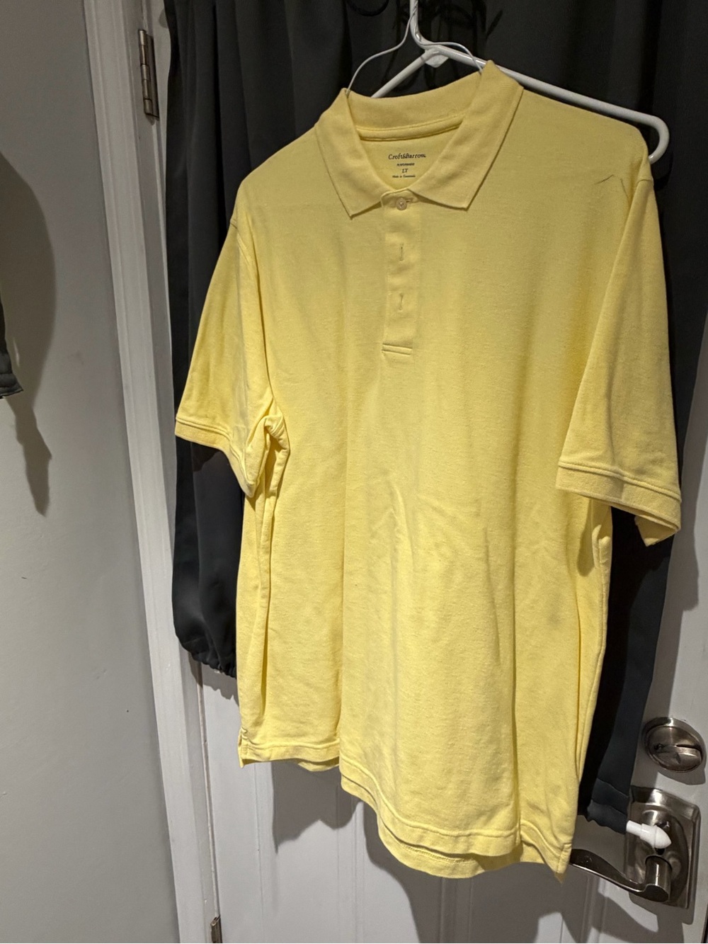 croft & barrow Yellow Short-Sleeve Polo Shirt